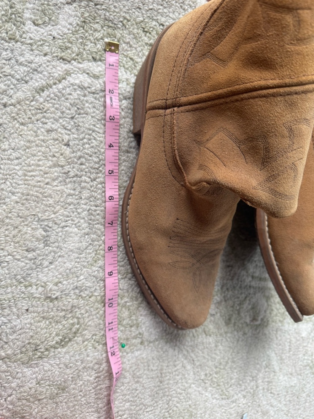 Laredo Tan Leather Cowboy Boots - Picture 5 of 7